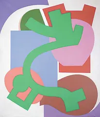 Douglas Gibb Morton, Aqua One, 1965, oil on canvas