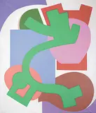 Douglas Gibb Morton, Aqua One, 1965, oil on canvas