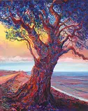 Harrison Ellenshaw, Road to Lahaina, acrylic on canvas