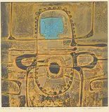 Tib Beament, Etruscan Bronze #ETAT 3, 1964, colour etching on paper