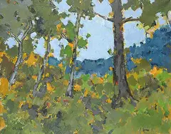 Bryan Chubb, Landscape, Soda Creek, oil on canvas