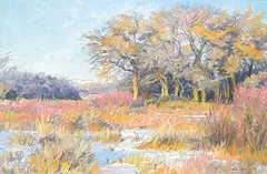 Dean R. Francis, Winter's Warmth, 1993, acrylic on canvas