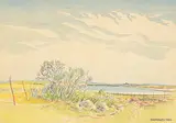 Robert Newton Hurley, Untitled - Prairie Lake