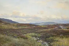 Untitled - Scottish Highlands by John Howard Lyon, oil on canvas, sold Apr 2015