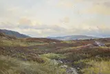 John Howard Lyon, Untitled - Scottish Highlands, oil on canvas