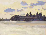 Robert F.M. McInnis, Untitled - Quebec City at Dusk