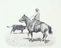 John Ralph Schnurrenberger, Cutting, graphite on paper