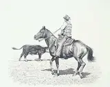 John Ralph Schnurrenberger, Cutting, graphite on paper