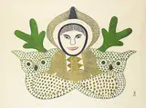 Kenojuak Ashevak, Child With Owls #16/50