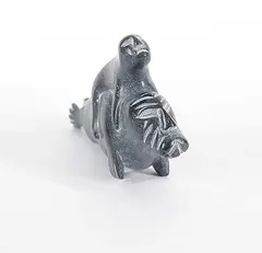 Paula Kringayark, Spirit Taleelayo, 1977, grey stone carving