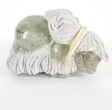 Eunice Shytoo Muckpah, Muskox, 1995, green stone carving