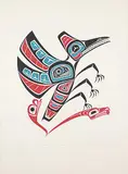 Walter Harris, The Creation of the Mosquito #44/100, 1978, colour silkscreen on paper