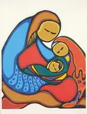 Pride #78/99 by Daphne Odjig, 1979, colour silkscreen on paper, sold Mar 2015