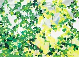 Gordon Adaskin, Untitled - Spring Blossoms, 1987, acrylic on paper