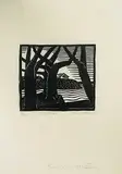 Ernest Caven Atkins, Solitude #6/26, 1931, relief print on paper