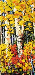 Rod Charlesworth, Waterton Woods, oil on canvas