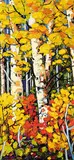Waterton Woods by Rod Charlesworth, oil on canvas, sold Nov 2014