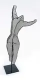 Tom Hardy, Untitled - Nude Figure, wire mesh sculpture