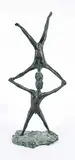 Almuth Lütkenhaus, Untitled - Balancing Act, bronze sculpture