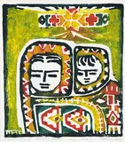 Marion Florence Nicoll, Mother and Child #Artists Proof