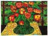 Patterns #17/50 by John Harold Thomas Snow, colour lithograph on paper, sold Nov 2014