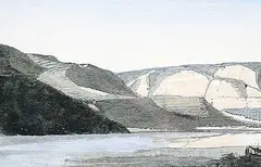 William Stewart, South of Redcliff, 1989, colour wood block on paper