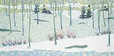 Vincent Thomas, Edge of the Woods, Winter, 1964, oil on wood board