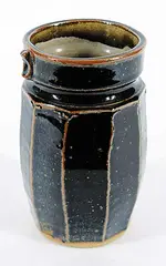 Wayne G. Ngan, Untitled - Slab Style Jar, glazed ceramic