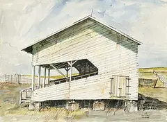 Thomas DeVany Forrestall, York County, watercolour and ink on paper