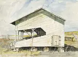 Thomas DeVany Forrestall, York County, watercolour and ink on paper