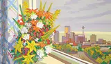 My View from the Holy Cross by Illingworth Kerr, 1984, oil on canvas, sold Nov 2014