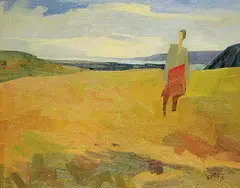 Claude Le Sauteur, Evangeline en Charlevoix, 1978, oil on canvas
