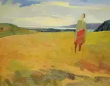 Claude Le Sauteur, Evangeline en Charlevoix, 1978, oil on canvas