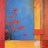 Don Li-Leger, Poppy Dance II, 2004, acrylic on canvas