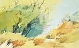 Luke Orton Lindoe, Untitled - Windswept Willows
