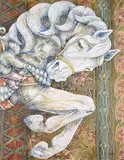 Page Ough, Untitled - The Rocking Horse, acrylic on canvas