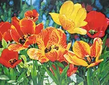 Deborah Lougheed Sinclair, Elizabeth's Tulips, 2003, acrylic on canvas