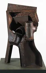 Untitled - Abstract Form by Peter Hide, welded metal sculpture, sold Nov 2014