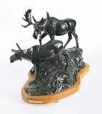 Cody Houston, Clear Mountain Morning #4/15, 1977, bronze sculpture