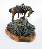 Dan Huber, The Critic #A/P 2/10, 1984, bronze sculpture