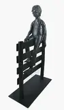 Gene Logan, Untitled - Jimmy Brown, welded steel sculpture