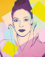 Andy Warhol, Karen Kain #29/200, colour silkscreen on paper