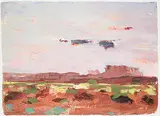 Ken Christopher, Arizona Reds, 1990, acrylic on paper