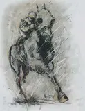Jane Everett, Far Turn IX, 2006, graphite on paper