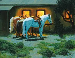 John T. Jones, Just Waiting, 2012, oil on canvas