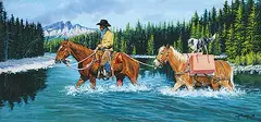 Donna King, Hitchin' A Ride, 2008, oil on wood board