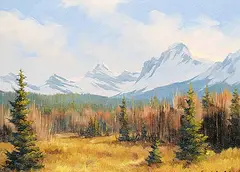 Early Fall by Karl E. Wood, oil on canvas board, sold Nov 2014