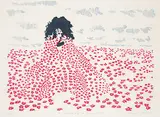 Fernand Bergeron, La Sad-Eyed Lady de Monsieur Bobe #13/20, 1973, colour lithograph on paper