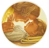 Daniel Price Erickson Brown, Untitled - Mother and Child #29/50, colour silkscreen on paper
