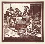 Joe Carter, Bidgood's Fishplant, Petty Harbour, Newfoundland #23/50, 1979, relief print